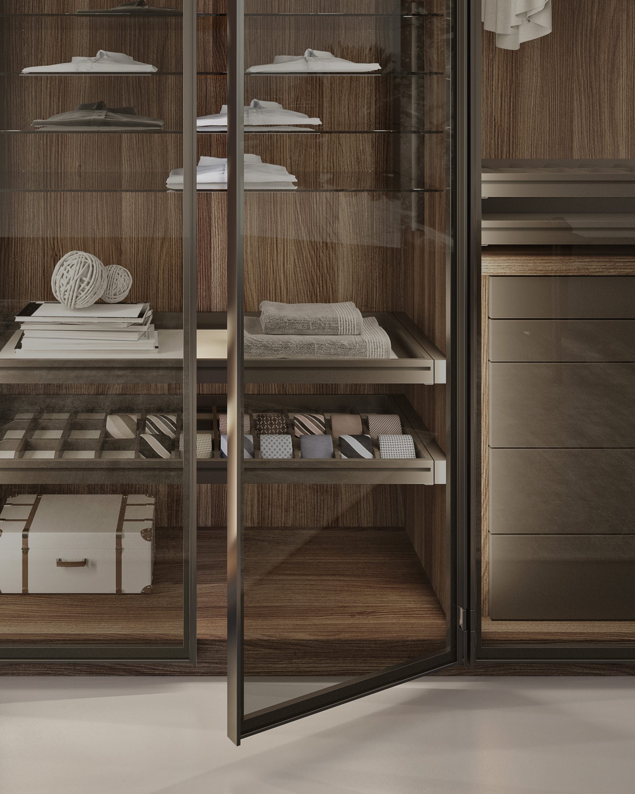 modern luxury walk in closet cabine armadio design